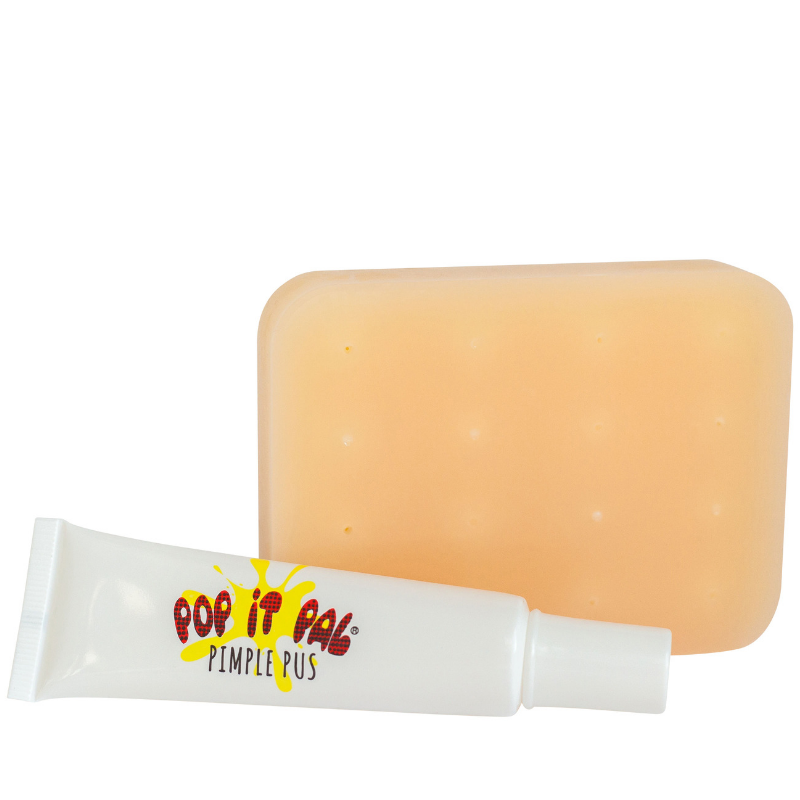 Akrobatik kombination Konsulat Pop it Pal® Peach Pimple Popping Toy with Refillable Pimple Pus